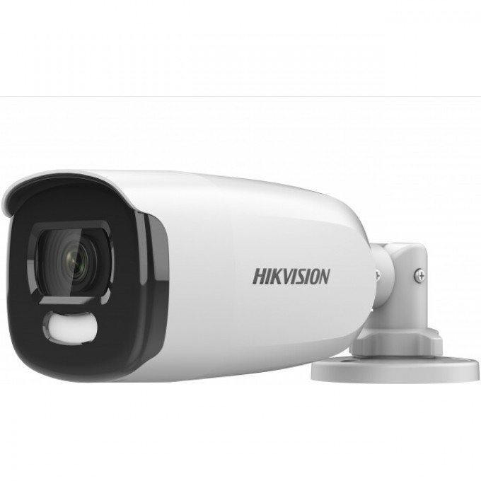 5Мп уличная цилиндрическая HD-TVI камера с LED подсветкой до 40м и технологией ColorVu HIKVISION DS-2CE12HFT-F28