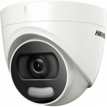 5Мп уличная купольная HD-TVI камера с LED подсветкой до 20м и технологией ColorVu HIKVISION DS-2CE72HFT-F28