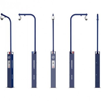 Колонна экстренного вызова + мачта HIKVISION DS-PEA3M-21H Колонна экстренного вызова + мачта HIKVISION DS-PEA3M-21H