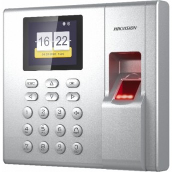 Сетевой контроллер доступа со считывателем отпечатков пальцев HIKVISION DS-K1T8003MF Сетевой контроллер доступа со считывателем отпечатков пальцев HIKVISION DS-K1T8003MF